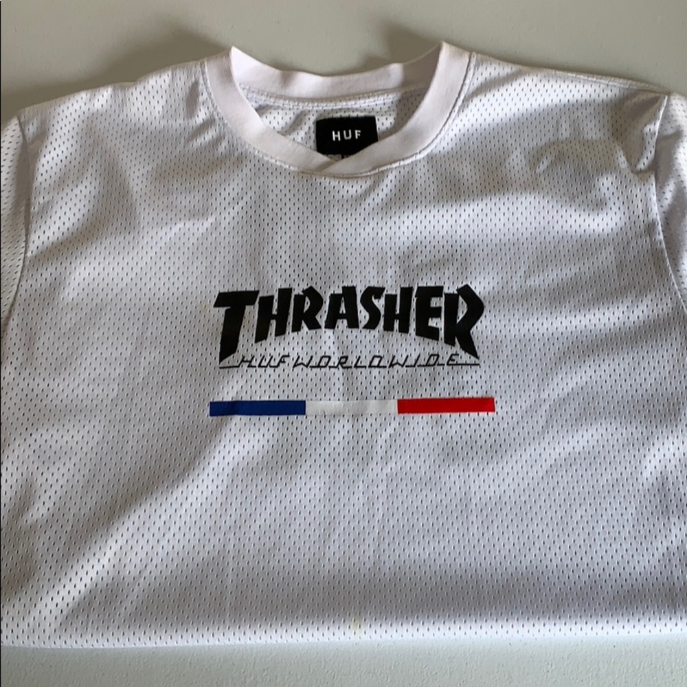 Thrasher White Short Sleeve Tee